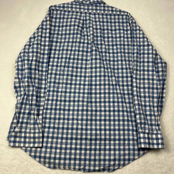 Vintage Brooks Brothers Shirt Men Extra Large Plaid Button Down Long Sleeves XL - Picture 2 of 7